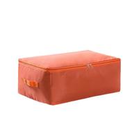 ERHTGUO 3PCS Large Capacity Wardrobe Moisture Proof Organizer Bags Foldable Clothes Quilt Storage Multifunctional Sundries Bag(Orange,M 58x40x22cm)