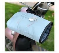 ERHTGUO Motorbike Scooter Handlebar Grip Muffs Waterproof Windproof Motorcycle Hand Gloves Winter Thicken Warmer(Snail gray)