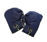 ERHTGUO Motorcycle Handlebar Gloves Windproof Winter Warm Velvet Covers For Scooter Electric Vehicles(Blue)