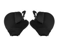 ERHTGUO Motorcycle Scooter Thick Warm Handlebar Muff Grip Handle Bar Rainproof Riding Protective Winter Warmer Thermal Cover Gloves(Black)