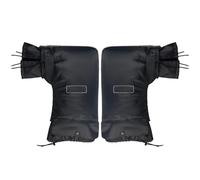 ERHTGUO Waterproof Motorcycle Handlebar Gloves Winter Hand Protector Windproof Fleece Liner Warm Motorbike Scooter Handle Cover(S)
