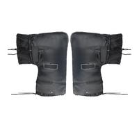 ERHTGUO Waterproof Motorcycle Handlebar Gloves Winter Hand Protector Windproof Fleece Liner Warm Motorbike Scooter Handle Cover(L)