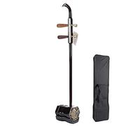 Erhu 2-string Violin Fiddle Instrument, Full Chinese Charm, Traditional Hexagonal Design, With Free Accessories And Case, For Beginner Entry Level
