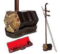 Erhu Chinese 2-string Violin Fiddle Instrument, Full Chinese Charm, Traditional Hexagonal Design, With Free Accessories And Case, For Beginner Entry Level