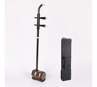 Erhu Chinese 2-string Violin Fiddle Musical Instrument, Ergonomic Flat Neck, With Free Accessories And Case, Traditional Hexagonal Design, Plum Window