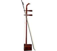 Erhu Chinese Classical Ethnic Pterocarpus Striata Erhu Huqin Beginner Adult Playing A 2-String Violin Instrument Storage Bag + Accessories (Color : Red Size : 82.513.2cm)