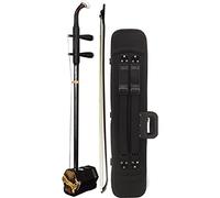 Erhu Chinese Traditional Ethnic Ebony Erhu Musical Instrument Adult Beginners Practice Playing The 2-String Violin Huqin Gift (Color : Black Size : 8213.1cm)