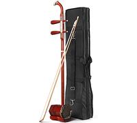 Erhu Chinese Traditional Ethnic Rosewood Erhu Beginner Advanced to Play A 2-String Violin Instrument Simple and Hand-Carved (Color : Red C Size : 821310cm)