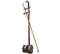 Erhu Chinese Traditional Mahogany Erhu Instrument for Beginners Adults Practice Playing The National 2-String Violin Huqin Storage Bag + Basic Accessories (Color : Dark red)