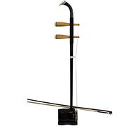 Erhu Classical National Traditional Color Wooden Erhu Musical Instrument Beginners Practice The 2-String Huqin Violin from Suzhou China Birthday Present (Color : Black Size : 821310cm)