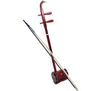 Erhu, Handmade Front Eight Back Round Leaflet Red Sandalwood Zhonghu Suitable For Professional Playing Erhu Instrument