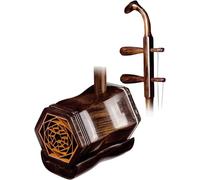 Erhu Instrument, Beginner Chinese 2 Strings Violin Handmade Professional Performance Grade Erhu With Premium Storage Box
