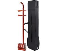 Erhu Instrument Chinese 2-string Violin Professional Ebony Zhonghu Chinese 2-string Violin Fiddle Musical Instrument