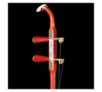Erhu Instrument Chinese Erhu Solid Wood Erhu With Accessories Two Strings Violin Stringed Musical Instrument Erhu Instrument (Color : Brass scroll)