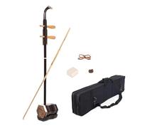 Erhu Instrument Chinese Two Strings Violin Instruments Solid Wood Hexagonal Erhu With Spare Strings Bow And Case