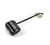 Erhu Instrument Erhu Handmade Chinese Folk Musical Instruments Wood Concertina Head Chinse Violin String Instruments Erhu Instrument (Color : Black)
