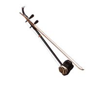 Erhu Instrument Old Mahogany Handmade Plain Pole Hexagonal Erhu Chinese Folk 2-string Instrument With Accessories