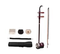 Erhu Instrument Solidwood Erhu Chinese Violin Musical Instrument Handmade Birthday Gift Musical Instrument With Shelf Erhu Instrument (Color : Crimson)