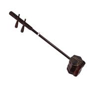 Erhu Instrument Water Pattern Rosewood Hexagonal Erhu Chinese 2-string Traditional Ethnic Erhu With Storage Box