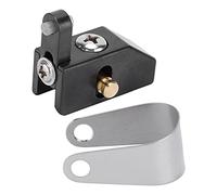 Erhu Qianjin Adjustable Urheen String Fixing Part, Black ABS and 304 Stainless Steel Material, Easy Installation, Universal for Standard Erhu, Musical Instrument Accessory Replace