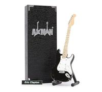 Eric C (Cream) Blackie - Miniature Guitar Replica - Music Gifts - Handmade Ornamental 1/4 Scale - Includes a Display Box, Name Tag and Miniature Guitar Stand