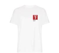 Eric Cantona 7 Football Shirt Frame Men's T-Shirt - White / 3XL