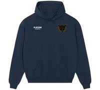 Eric Cantona Logo 2 Men's Casual Hoodie - Navy / S