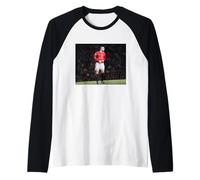 Eric Cantona Man Utd France World Cup Football 1996 Raglan Baseball Tee