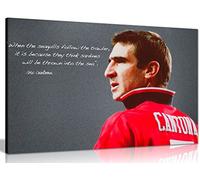 Eric Cantona Manchester United Sardines Quote Canvas Wall Art Picture Print (30x20in)