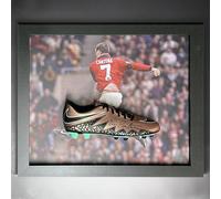 Eric Cantona Signed Boot - Framed