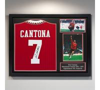 Eric Cantona Signed Manchester United Shirt - Framed