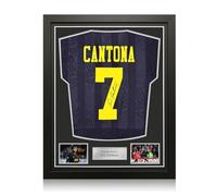 Eric Cantona Signed Original Manchester United 1994-96 Shirt Framed