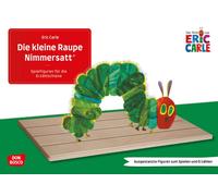 Eric Carle Die kleine Raupe Nimmersatt: Ausgestanzte Figuren zum Sp (Geklammert)
