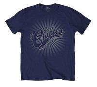Eric Clapton Men's Logo Rays Cotton T-Shirt in Navy | Size: Small Eric Clapton Navy S