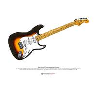 Eric Clapton’s Fender Stratocaster 'Brownie' ART POSTER A3 size