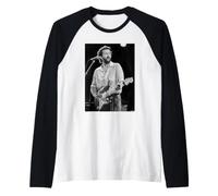 Eric Clapton Slowhand Live Photo By David Corio Raglan Baseball Tee
