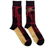 Eric Clapton Unisex Adult Guitar Socks (7 UK-11 UK) (Red/Beige/Black)