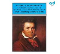 ERIC GRUENBERG/DAVID - BEETHOVEN VIOLIN SONATAS 3 - CD - K4z