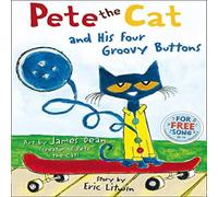 Eric Litwin Pete the Cat & his Four Groovy Buttons Paperback Book Eric Litwin Multicolor