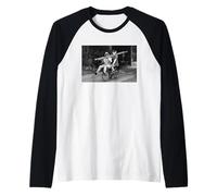 Eric Morecambe and Tom Baker Morecambe & Wise Doctor Who Raglan Baseball Tee