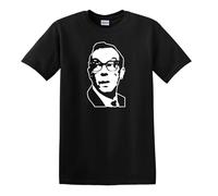 Eric Morecambe Che Guevara Style Morecambe and Wise TV Icon Heavy Cotton T-Shirt Black