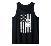 Eric Personal Name American Flag Retro Men Women Funny Tank Top