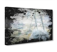 Eric Ravilious Hurricane in Flight Vol.2 Canvas Print | Gallery Wrapped 30mm Frame Wall Art | 30x20 inches | Ready to Hang | Modern Picture | Living Room Bedroom Lounge Office