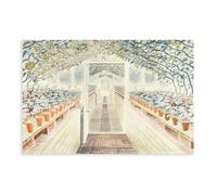 Eric Ravilious The Greenhouse Cyclamen And Tomatoes Poster Bedroom Canvas Decor Print Wall Art Office Room Aesthetic Decor Gift 24x36inch(60x90cm)