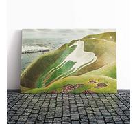 Eric Ravilious Westbury Horse Canvas Wall Art Print 24x16 Inch