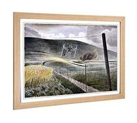 Eric Ravilious Wilmington Giant Framed Wall Art Print A2 Oak
