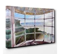 Eric Ravilious Window Canvas Wall Art Print 30x20 Inch