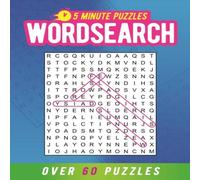 Eric Saunders 5 Minute Puzzles: Wordsearch Paperback Book Eric Saunders Multicolor
