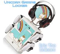 Numskull Eric The Unicorn Gaming Locker, Controller Holder, Headset Stand for PS5, Xbox Series X S, Nintendo Switch - Official Numskull Merchandise