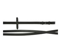 ERIC THOMAS ELITE smooth leather reins 16mm black full horse